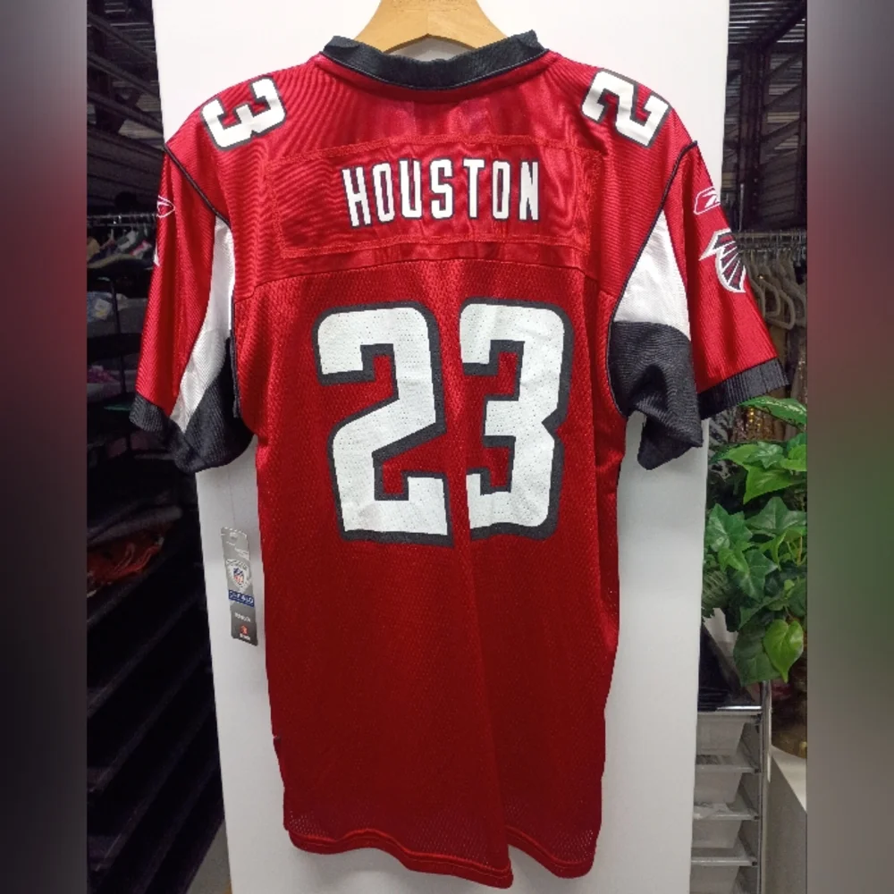 Atlanta Falcons Red and Black Men's Jersey